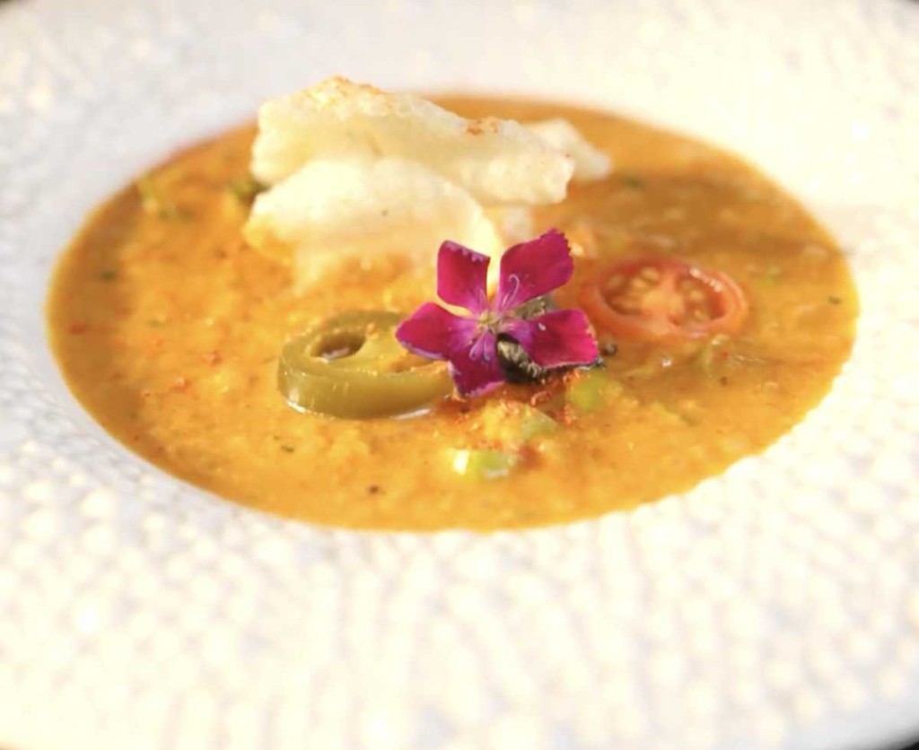 Signature dal served in a textured ceramic bowl