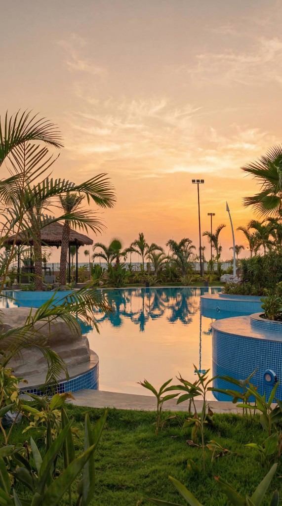 The Lagoon Palms poolside